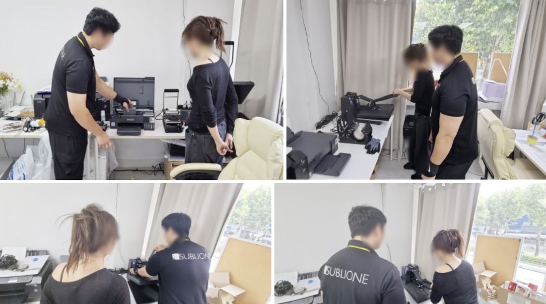 기술지원팀 현장 설치·교육 사진